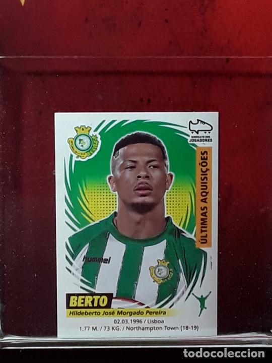 Cromos de F&uacute;tbol: LIGA NOS 2018 2019 FUTEBOL 18 19 CROMO PANINI FUTBOL N 422 SETUBAL BERTO