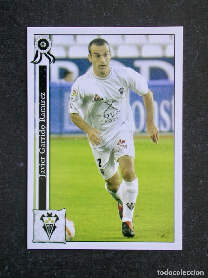 Figurine di Calcio: 706 GARRIDO ALBACETE / FICHAS DE LA LIGA 2005 2006 05 06 / MUNDICROMO