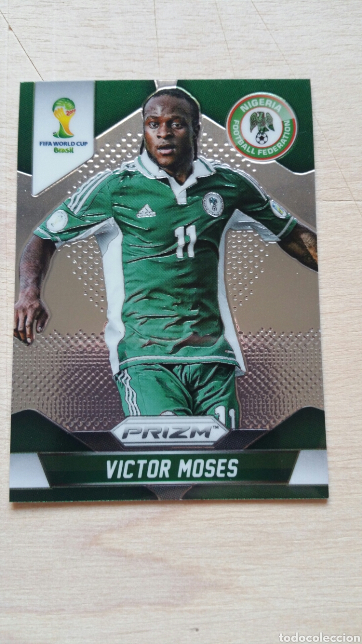Cromos de F&uacute;tbol: 151 V&iacute;ctor Moses prizm fifa World cup brasil 2014