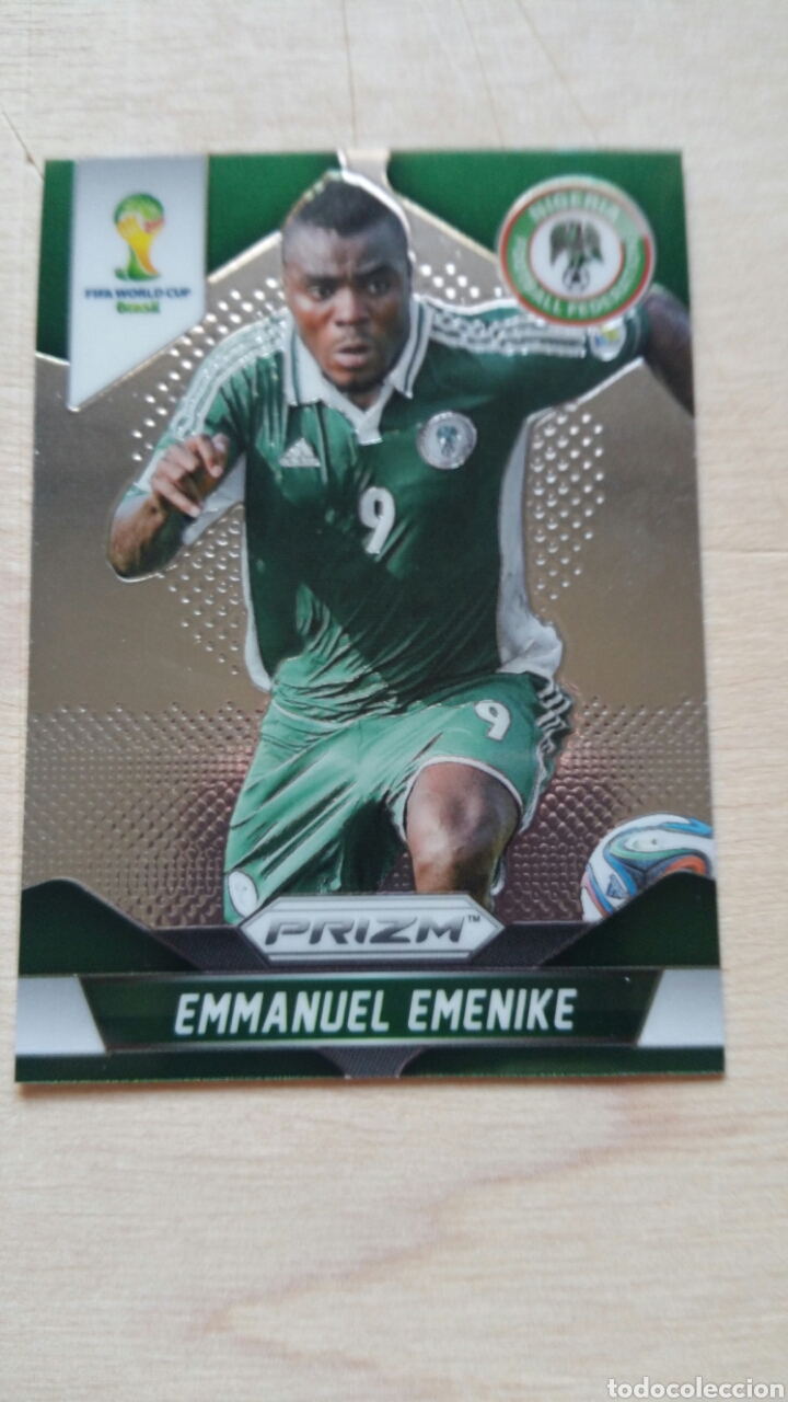 Cromos de F&uacute;tbol: 153 Emmanuel Emenike prizm fifa World cup brasil 2014