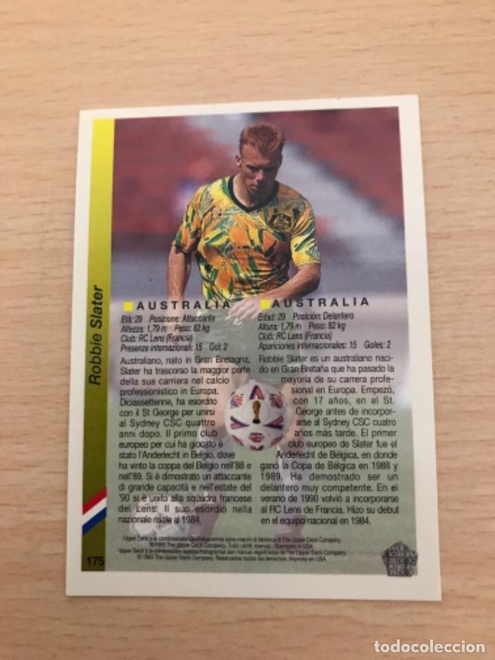 Cromos de f&uacute;tbol: Slater sin pegar - Foto 2
