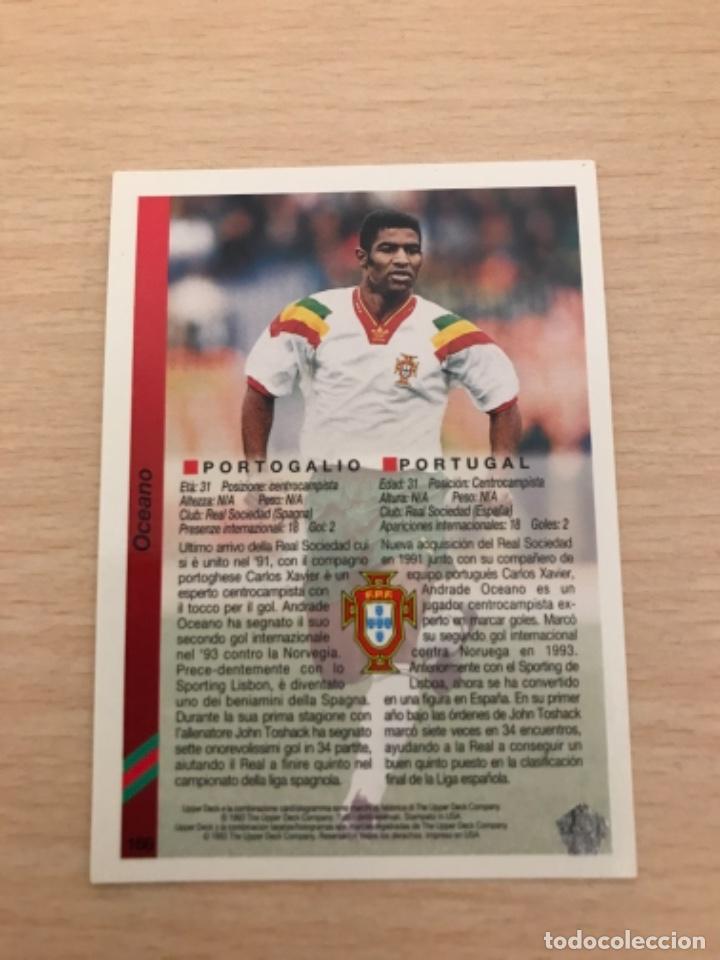 Cromos de f&uacute;tbol: Oceano sin pegar - Foto 2