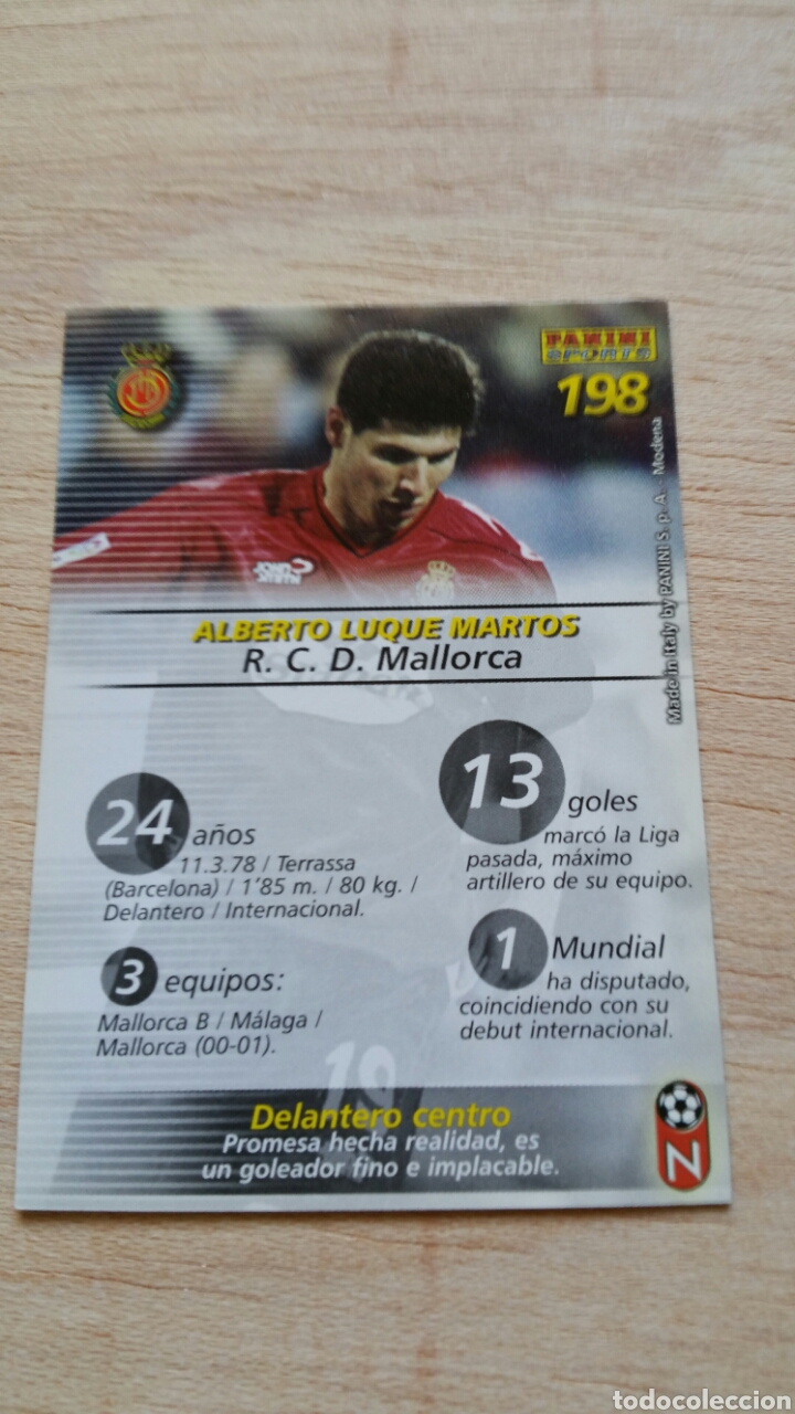 Cromos de f&uacute;tbol: Luque megafichas liga 2002 2003 - Foto 2