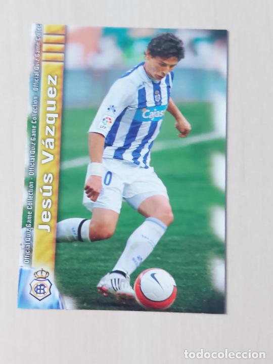 Figurine di Calcio: N&ordm; 764 JESUS VAZQUEZ - MUNDICROMO - QUIZ GAME COLLECTION 2010 - RECREATIVO DE HUELVA