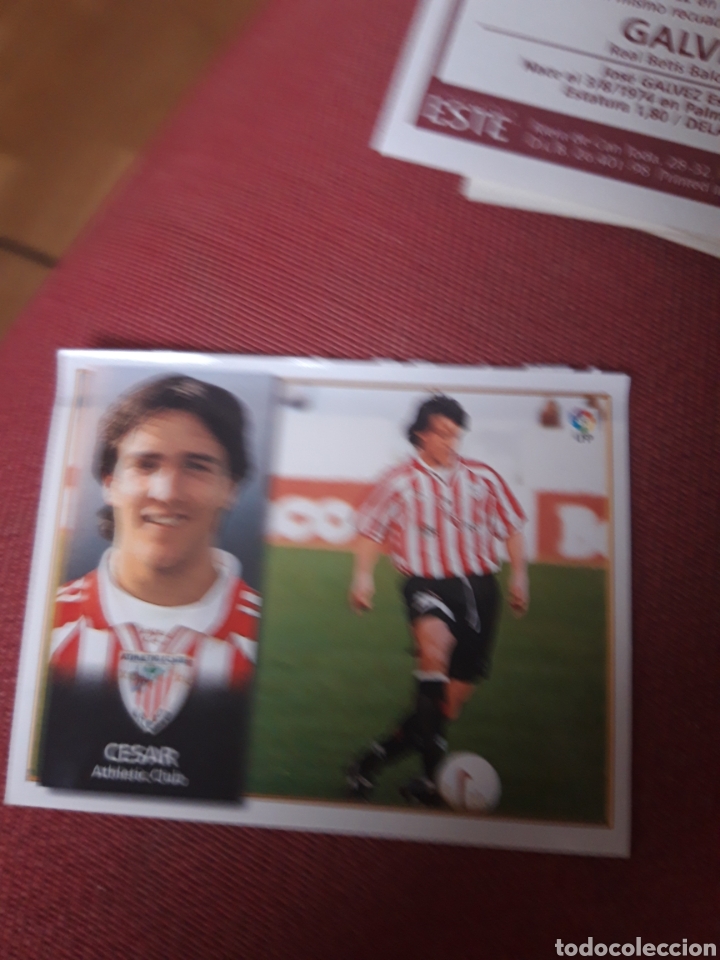 Cromos de f&uacute;tbol: C&eacute;sar Athletic de Bilbao este 98 99 1998 1990 - Foto 1