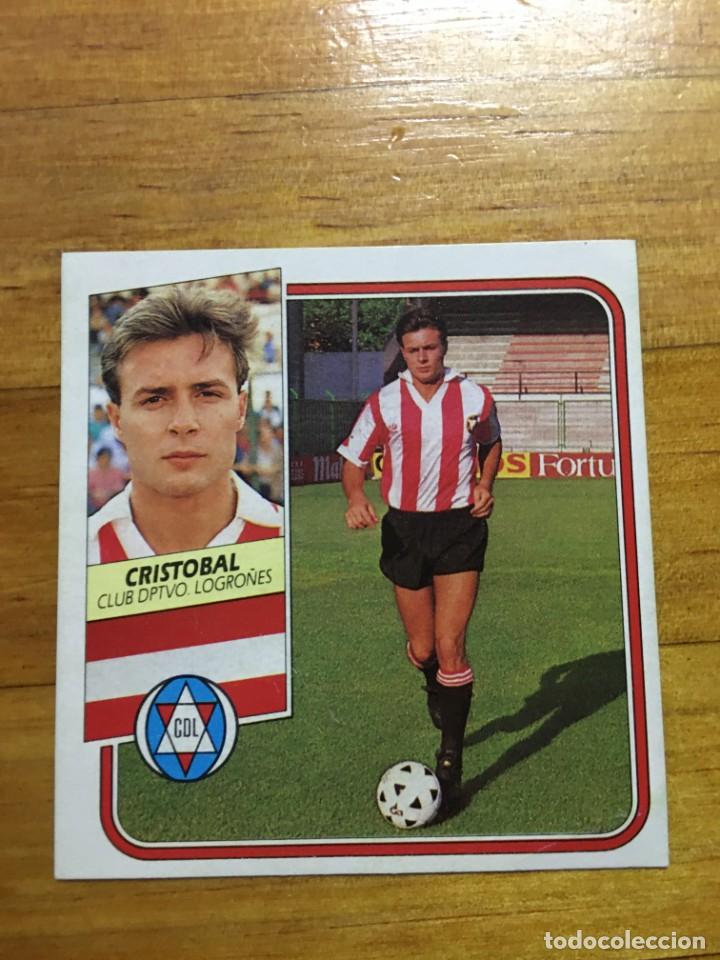 Cromos de f&uacute;tbol: 1989 1990 .Ediciones Este. Despegado. Uf 28 Cristobal. Logro&ntilde;es - Foto 1
