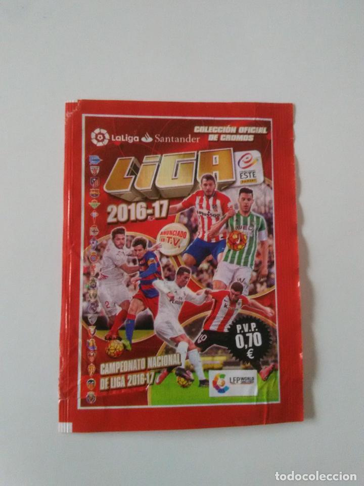 Cromos de F&uacute;tbol: MESSI CRISTIANO RONALDO KOKE DE MARCOS SOBRE CROMOS VAC&Iacute;O LIGA F&Uacute;TBOL 2016-2017 EDICIONES ESTE 16-17