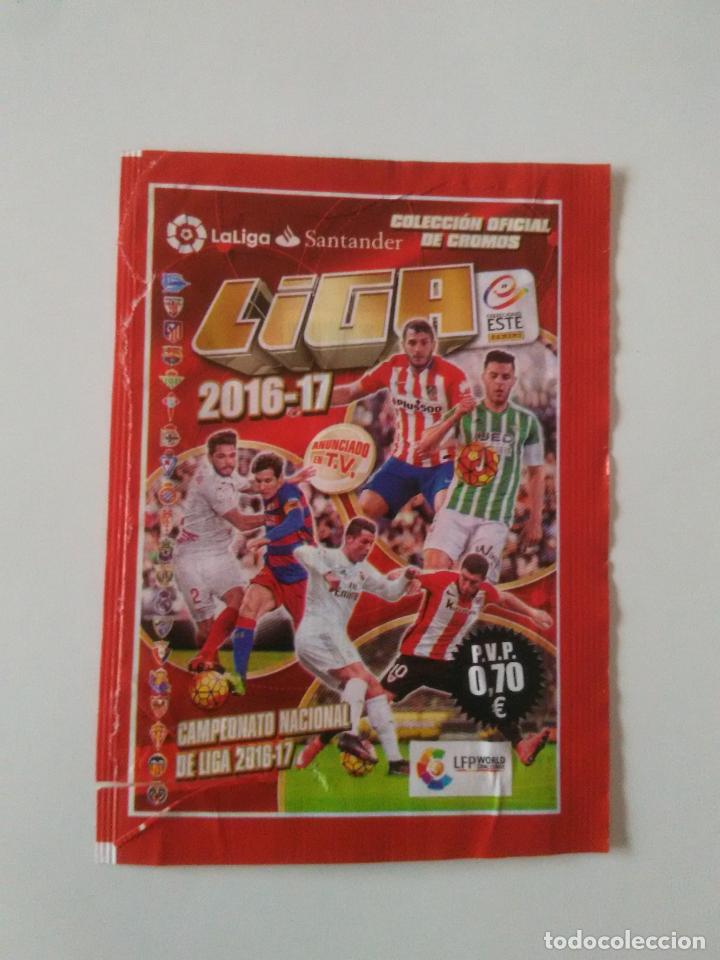 Cromos de F&uacute;tbol: MESSI CRISTIANO RONALDO KOKE DE MARCOS SOBRE CROMOS VAC&Iacute;O LIGA F&Uacute;TBOL 2016-2017 EDICIONES ESTE 16-17