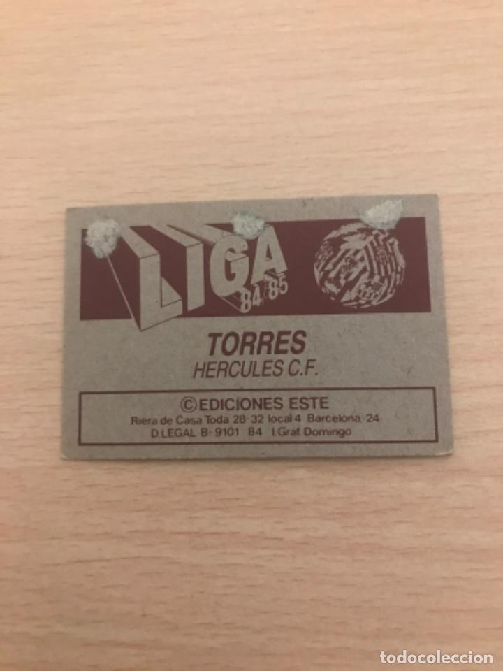 Cromos de f&uacute;tbol: Torres - Foto 2