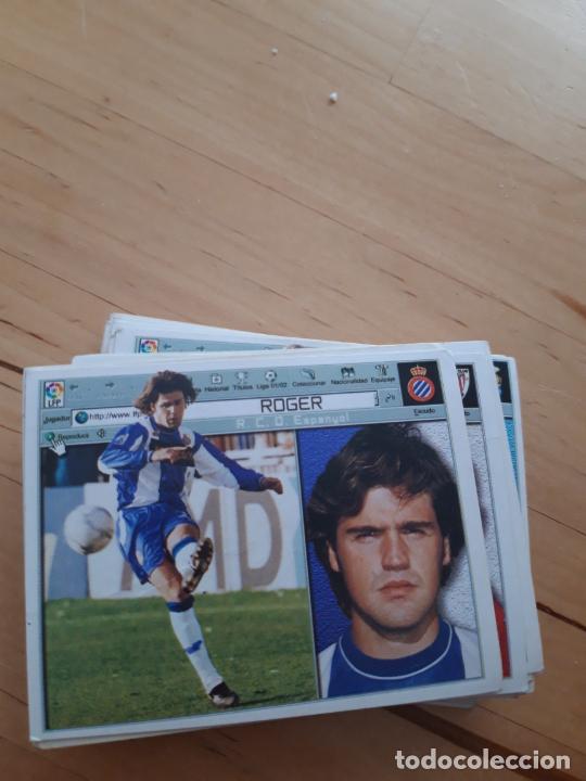 Cromos de f&uacute;tbol: Espa&ntilde;ol roger este 02 012001 2002 sin pegar - Foto 1