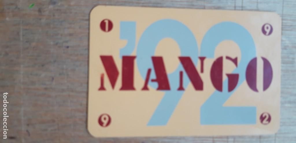 Cromos de f&uacute;tbol: 1 CALENDARIO DE ** MANGO ** A&Ntilde;O. 1992 - Foto 1
