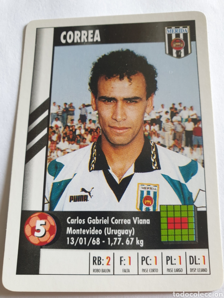 Figurine di Calcio: CORREA MERIDA 1995 1996 MARCA SUPERGOL