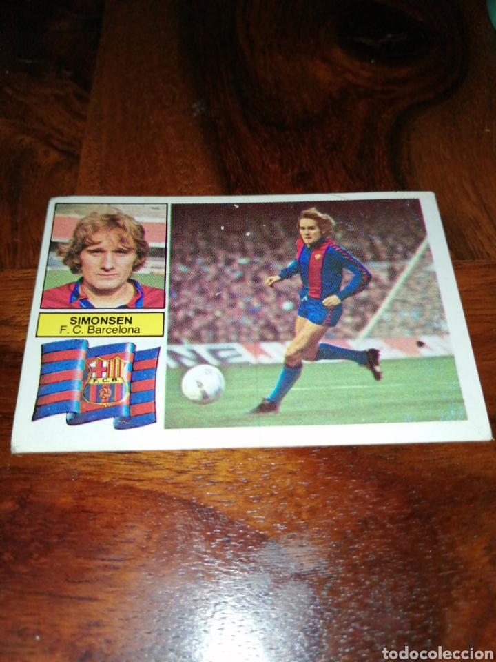 Cromos de f&uacute;tbol: SIMONSEN F.C.B EDICIONES ESTE 82 83 NUEVO - Foto 1
