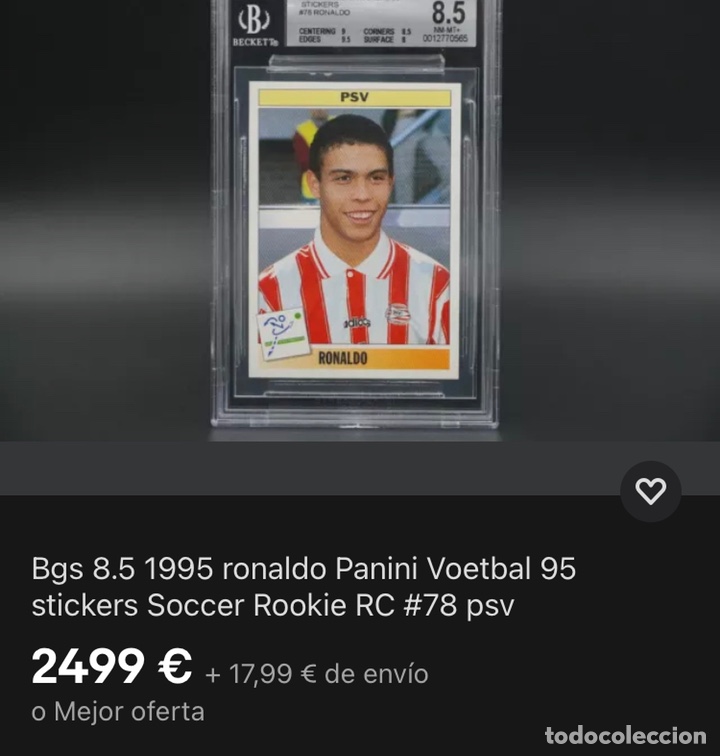 Rare Pop 2 Ronaldo Nazario Signed Rookie Card 1994 Pani