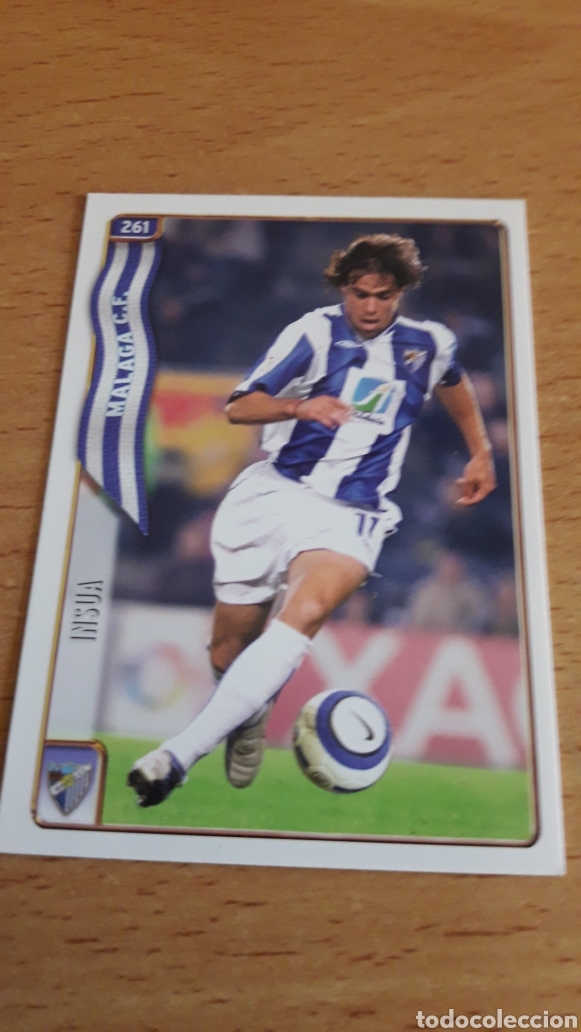 Fu&szlig;ball-Sticker: Mundicromo 2005 261 Ins&uacute;a baja M&aacute;laga