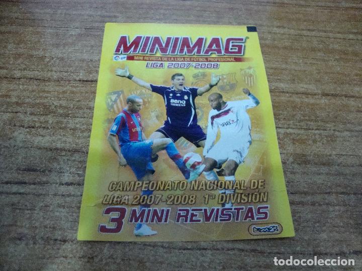 Cromos de Futebol: SOBRE CROMOS VACIO TEMA FUTBOL MINIMAG LIGA 2007 2008