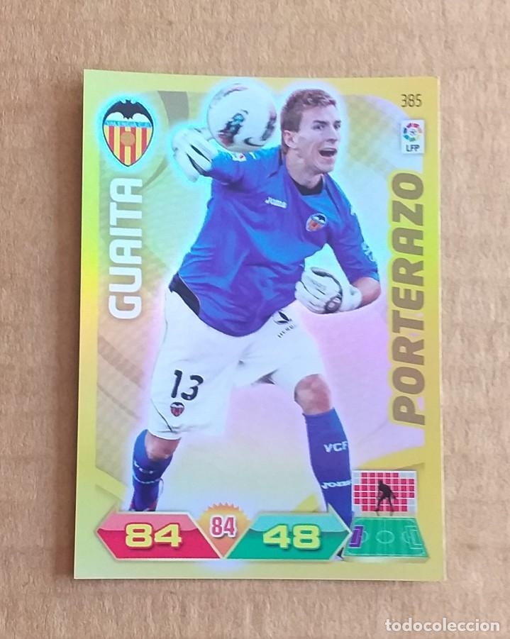 Figurine di Calcio: Cromo n&ordm; 385 Guaita PORTERAZO Adrenalyn 2011-2012 de Panini. Estado notable.