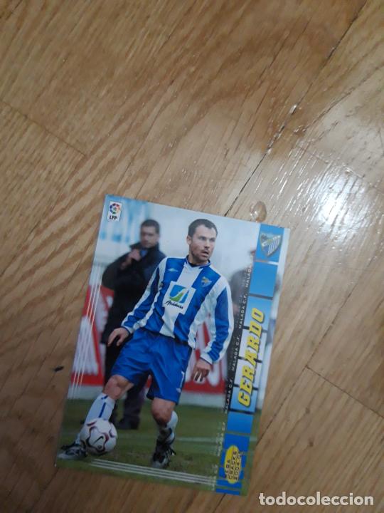 Cromos de f&uacute;tbol: M&aacute;laga Gerardo 192 megacracks 04 05.2004 2005 error - Foto 1