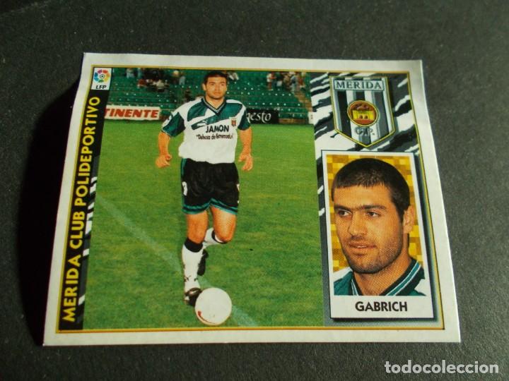 Cromos de f&uacute;tbol: ESTE 97-98 COLOCA GABRICH MERIDA VENTANILLA - Foto 1