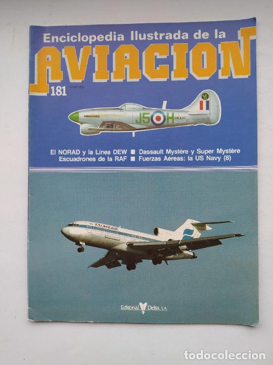 Cromos de Futebol: ENCICLOPEDIA ILUSTRADA DE LA AVIACION FASCICULO N&ordm; 181. TDKC105