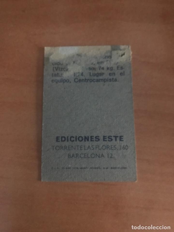 Cromos de f&uacute;tbol: Uriarte - Foto 2
