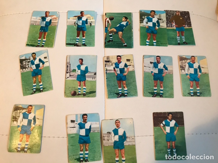 Cromos de F&uacute;tbol: cromos varios equipos Fher 65 66 futbol LOTE 60 unidades aprox.