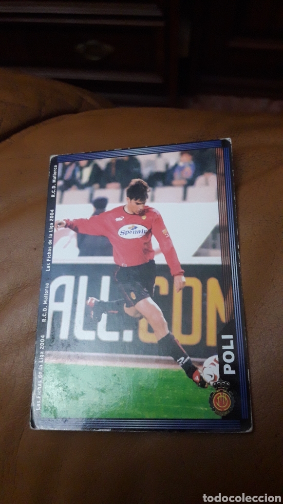 Football Stickers: Mundicromo las fichas de la liga 2004 234 Poli escudo estrecho