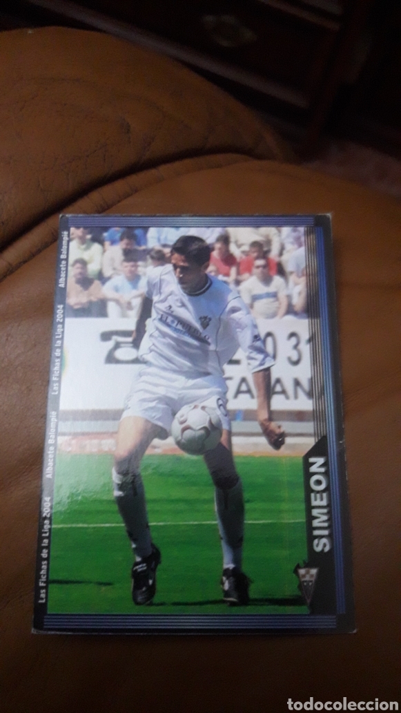 Cromos de f&uacute;tbol: Mundicromo las fichas de la liga 2004 531 Simeon escudo estrecho