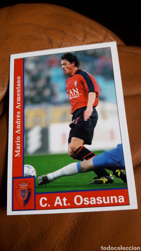 Figurine di Calcio: Mundicromo las fichas de la liga 2002 311 Armentano Osasuna versi&oacute;n err&oacute;nea