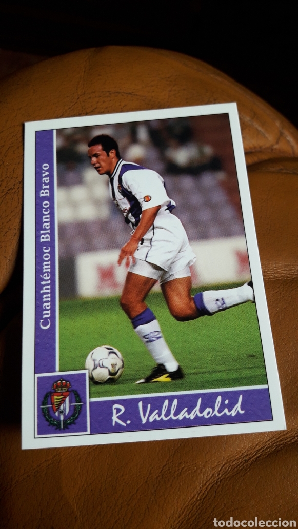 Figurine di Calcio: Mundicromo 2002 327 Blanco Real Valladolid versi&oacute;n err&oacute;nea