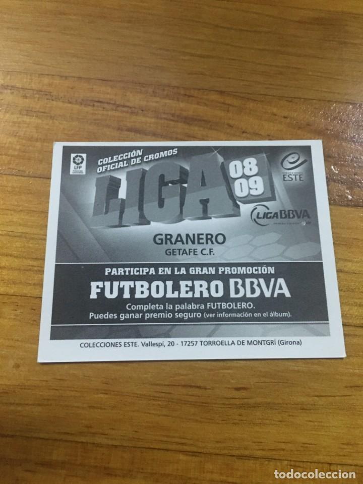 Cromos de f&uacute;tbol: 2008 2009. EDICIONES ESTE. SIN PEGAR. GRANERO - Foto 2