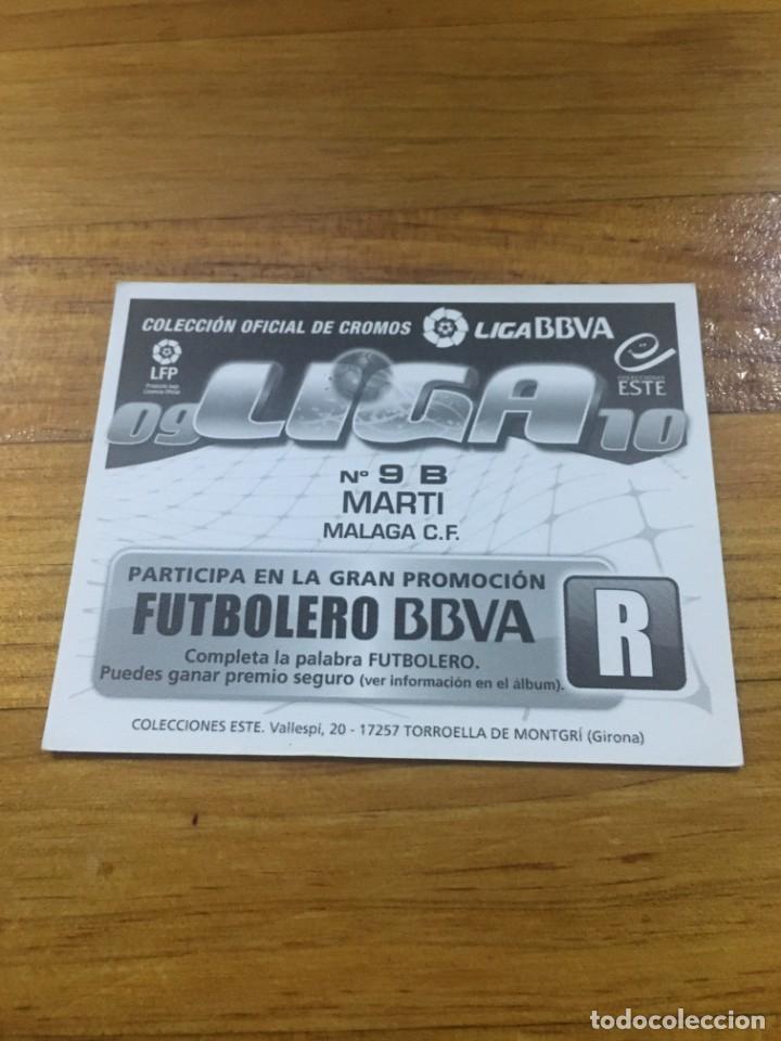 Cromos de f&uacute;tbol: 2009 2010. EDICIONES ESTE. SIN PEGAR. MARTI - Foto 2
