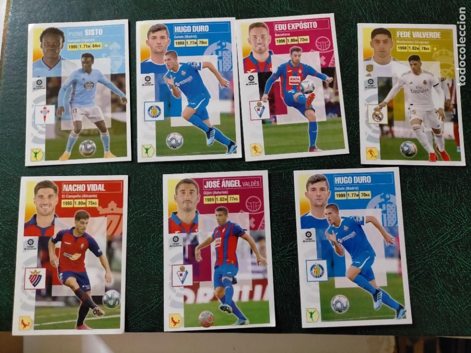 Cromos de F&uacute;tbol: gran lote 8 cromos - CROMOS LIGA 2020 2021 20 21 ediciones este - los de la foto