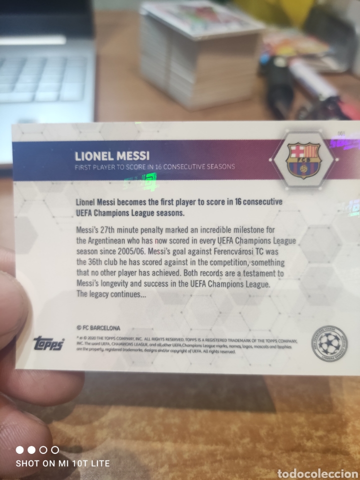 Cromos de f&uacute;tbol: MESSI TOPPS NOW - Foto 2