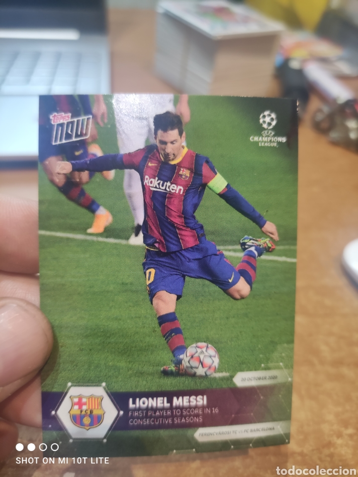 Cromos de f&uacute;tbol: MESSI TOPPS NOW - Foto 1