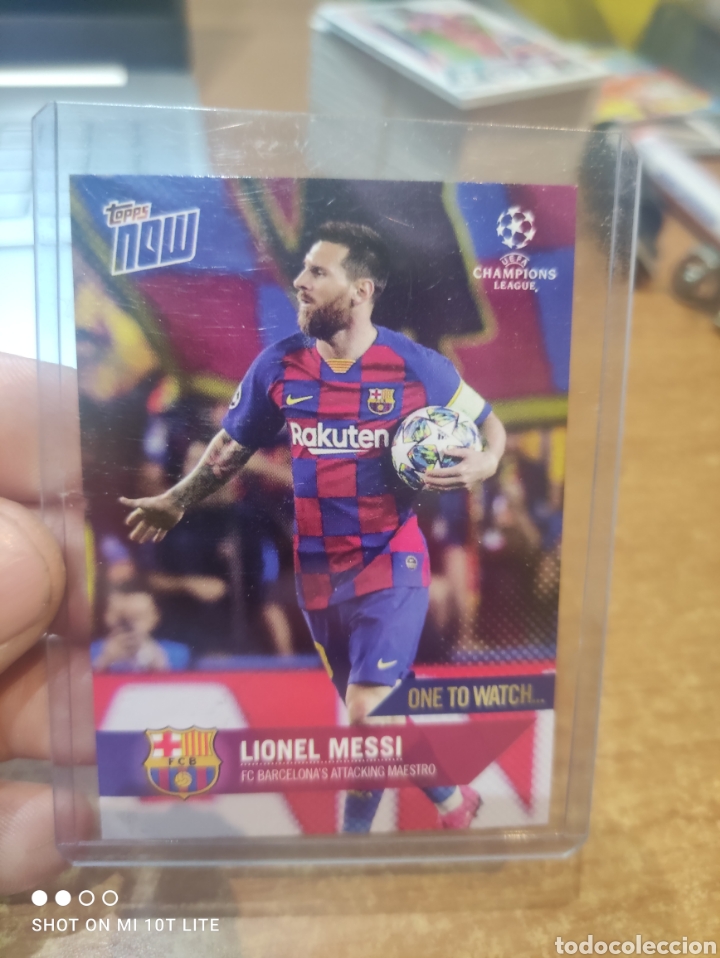 Cromos de f&uacute;tbol: MESSI TOPPS NOW - Foto 1