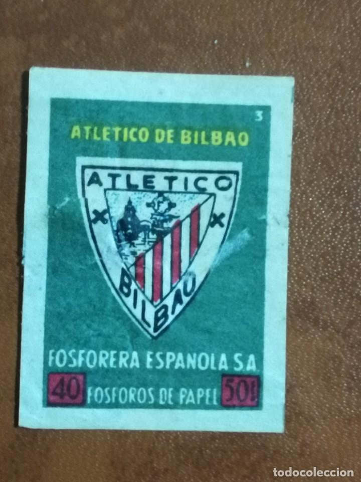 Cartes &agrave; collectionner de Football: VI&Ntilde;ETA O CROMO DEL ATLETICO DE BILBAO - ATHLETIC CLUB - FOSFORERA ESPA&Ntilde;OLA