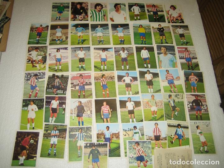 Cromos de F&uacute;tbol: CAMPEONATO DE LIGA 75-76 - LOTE DE 49 CROMOS DE FUTBOL - VER FOTOS - BUEN ESTADO.- NO PEGADOS