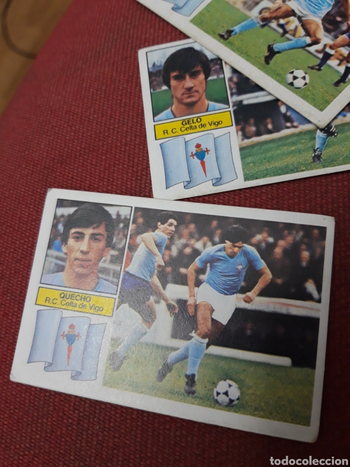 Cromos de f&uacute;tbol: Quecho celta este 82 83 1982 1983 sin pegar - Foto 1