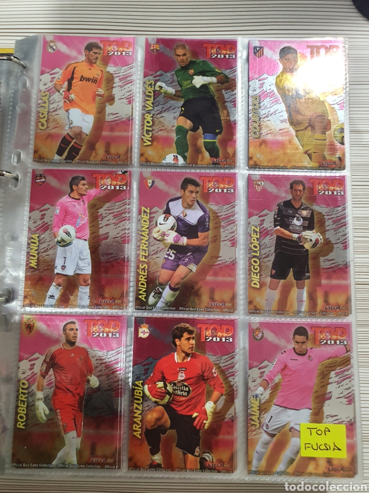 Fu&szlig;ball-Sticker: MUNDICROMO 2012 2013 TOP FUCSIA LOTE-LEER DESCRIPCION