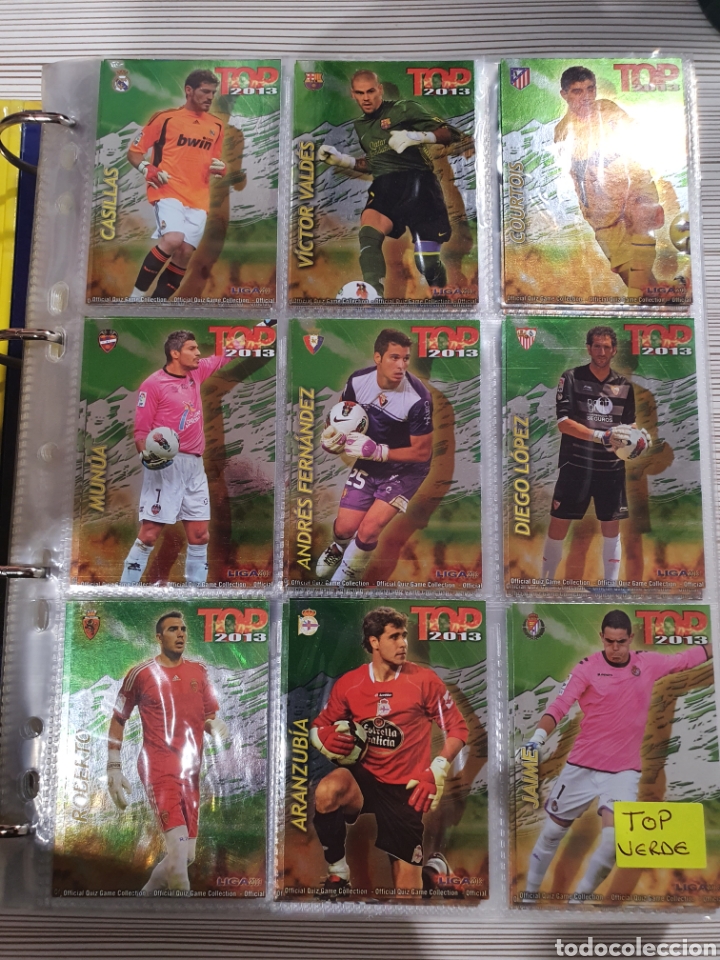Fu&szlig;ball-Sticker: MUNDICROMO 2012 2013 TOP VERDE LOTE -LEER DESCRIPCION