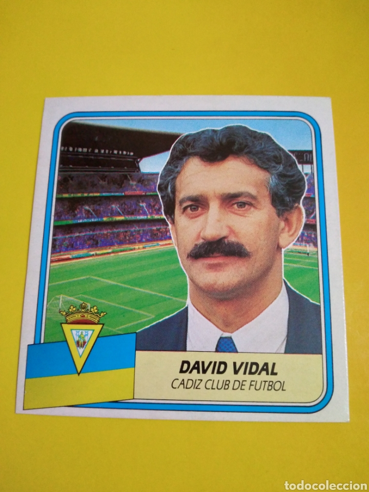 Cromos de f&uacute;tbol: David vidal. Liga 89/90. Nuevo - Foto 1
