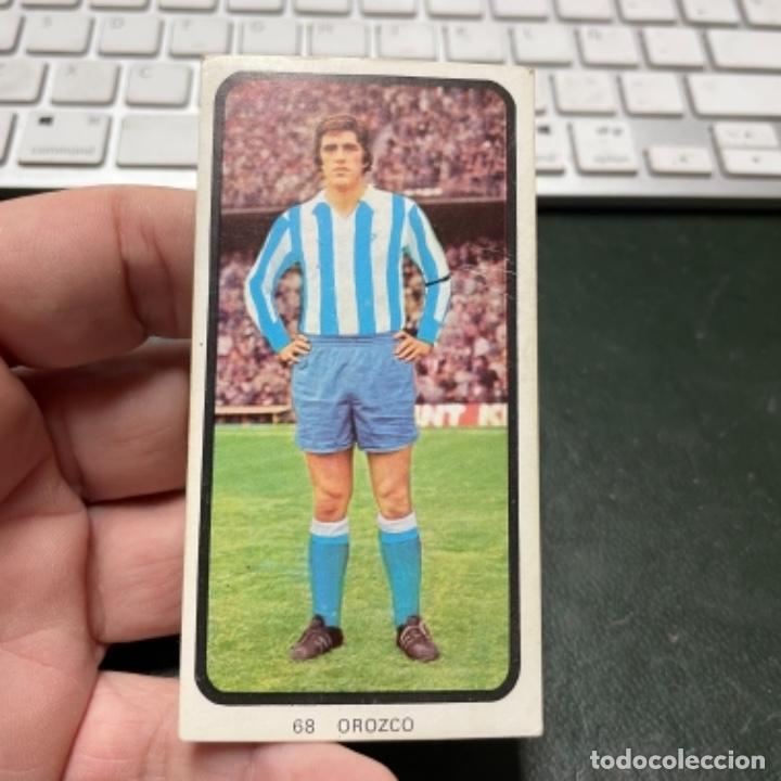 Cromos de F&uacute;tbol: Cromo 68 Orozco Malaga Campeonatos Nacionales 1973 1974 73 74 Ruiz Romero