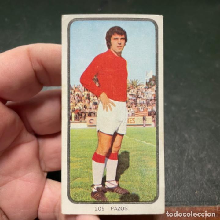 Cromos de F&uacute;tbol: Cromo 205 Pazos Murcia Campeonatos Nacionales 1973 1974 73 74 Ruiz Romero