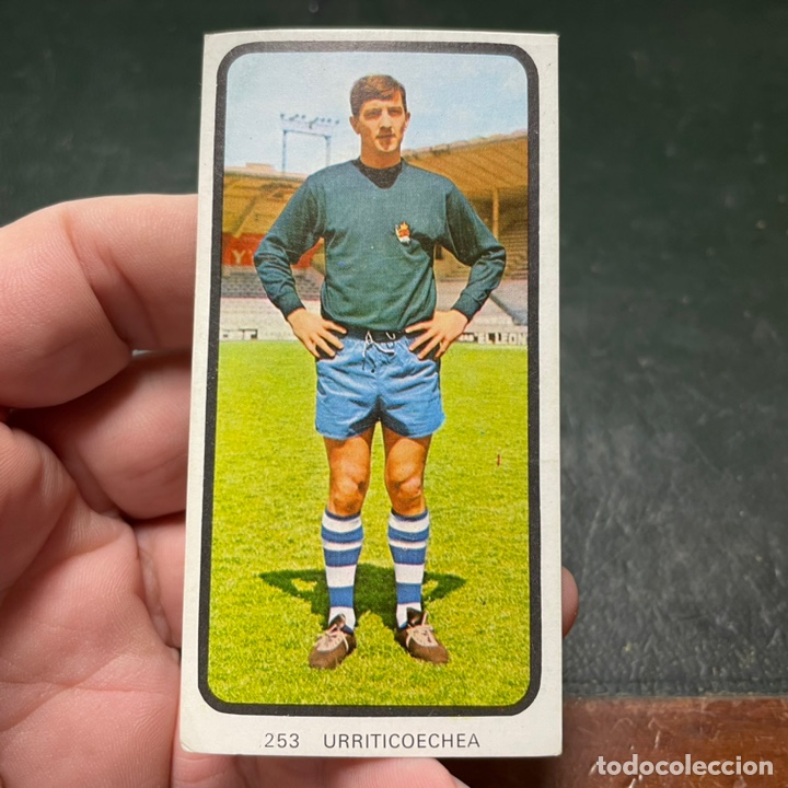 Football Stickers: Cromo 253 Urriticoechea Real Sociedad Campeonatos Nacionales 1973 1974 73 74 Ruiz Romero