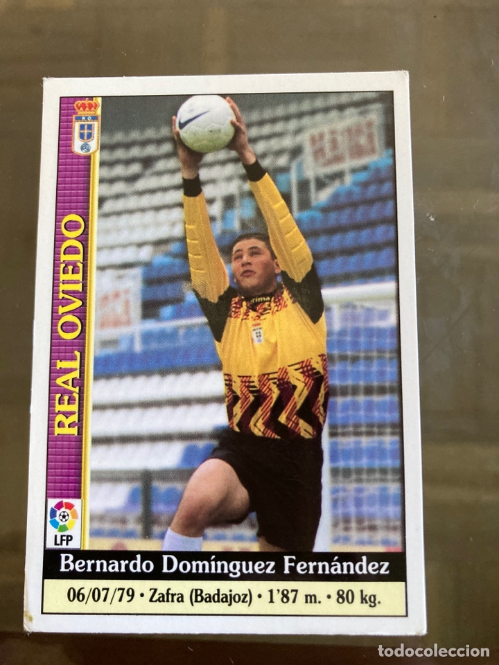 Cromos de Futebol: Cromo Bernardo 238 Oviedo Album Mundicromo Fichas de la liga 1999 2000 / 99 00