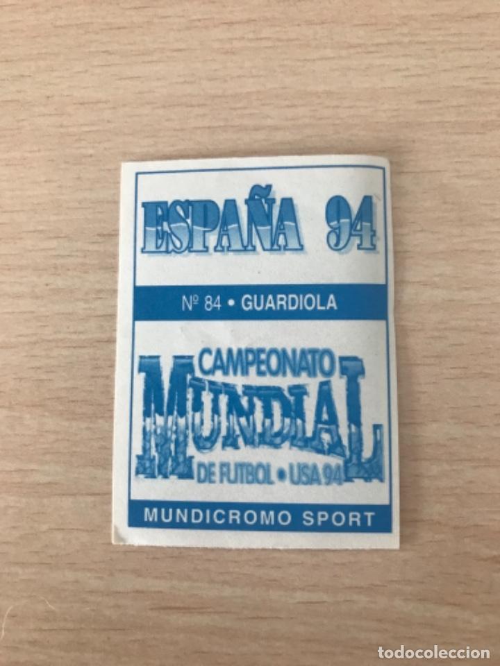 Cromos de f&uacute;tbol: Guardiola - Foto 2