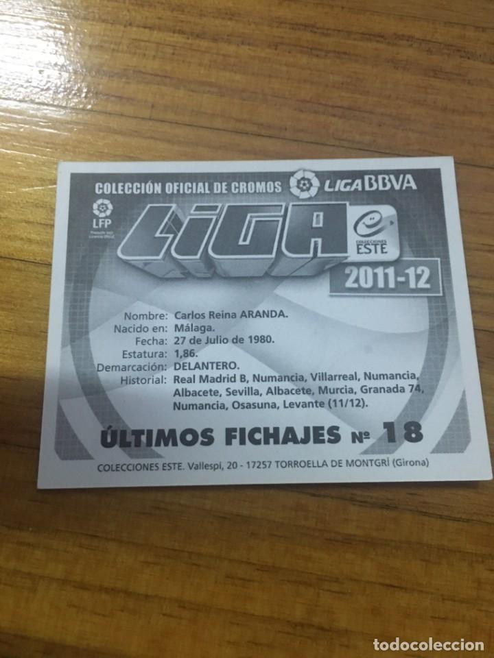 Cromos de f&uacute;tbol: 2011 2012 Ediciones Este. Sin pegar. UF 18 Aranda - Foto 2