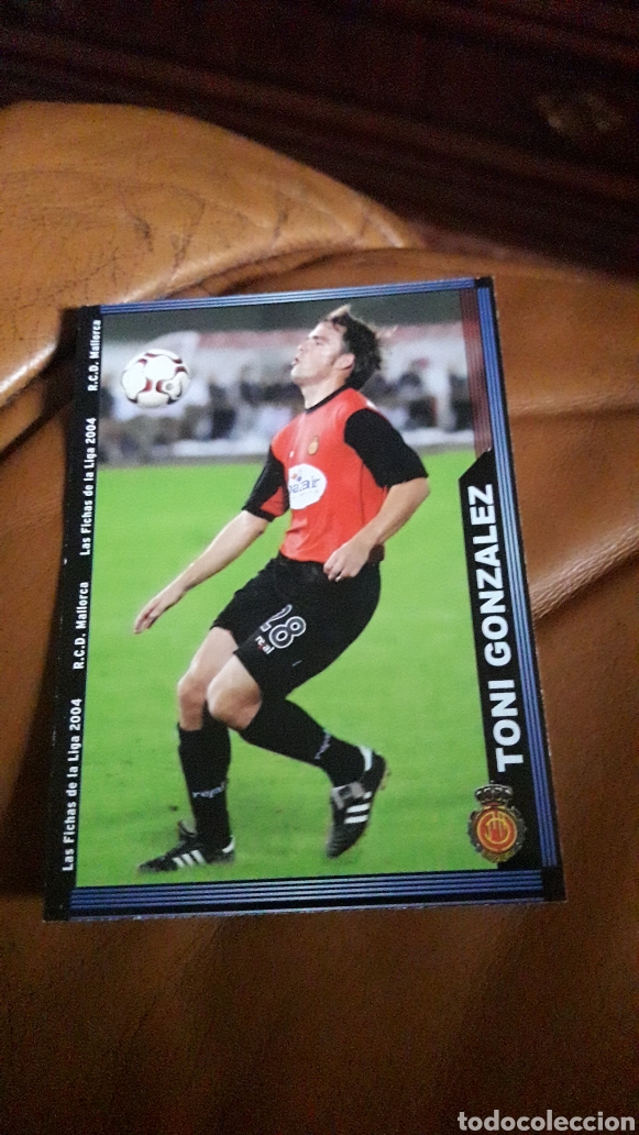 Figurine di Calcio: Mundicromo las fichas de la liga 2004 233 Toni Gonz&aacute;lez