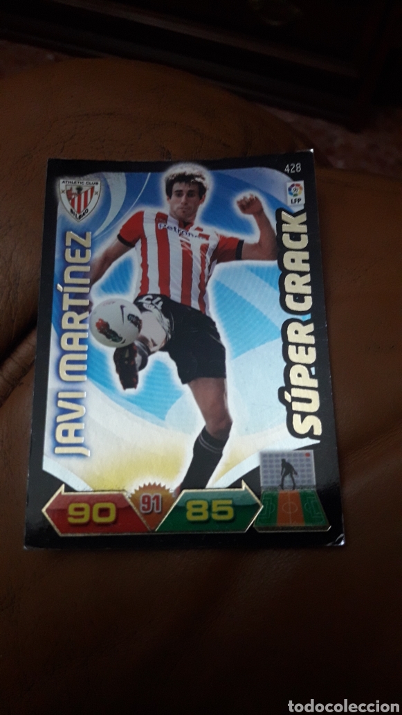 Cromos de f&uacute;tbol: Panini Adrenalyn 2011 2012 11 12 428 Javi Mart&iacute;nez Athletic de Bilbao supercrack